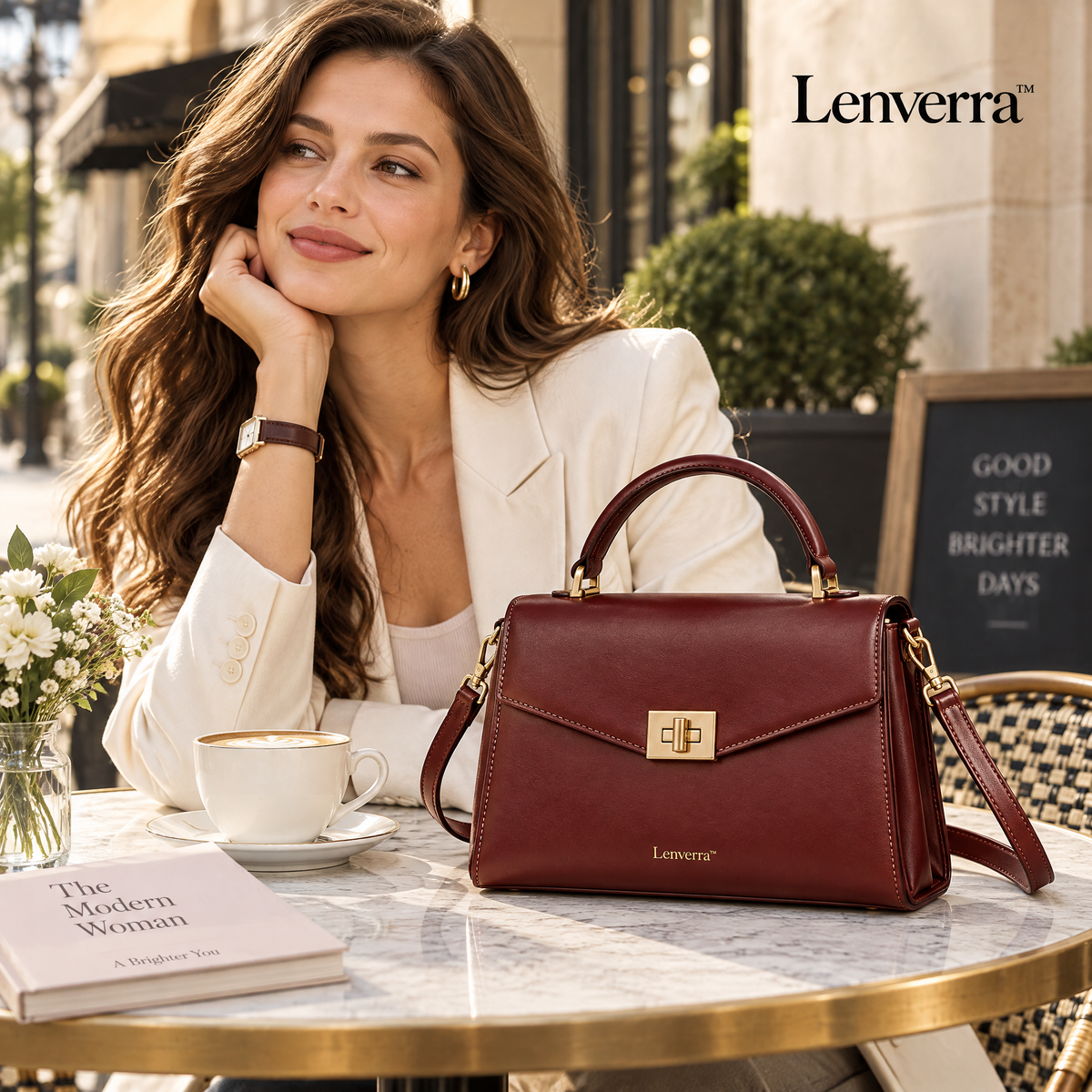 Celine Lock Satchel detail image