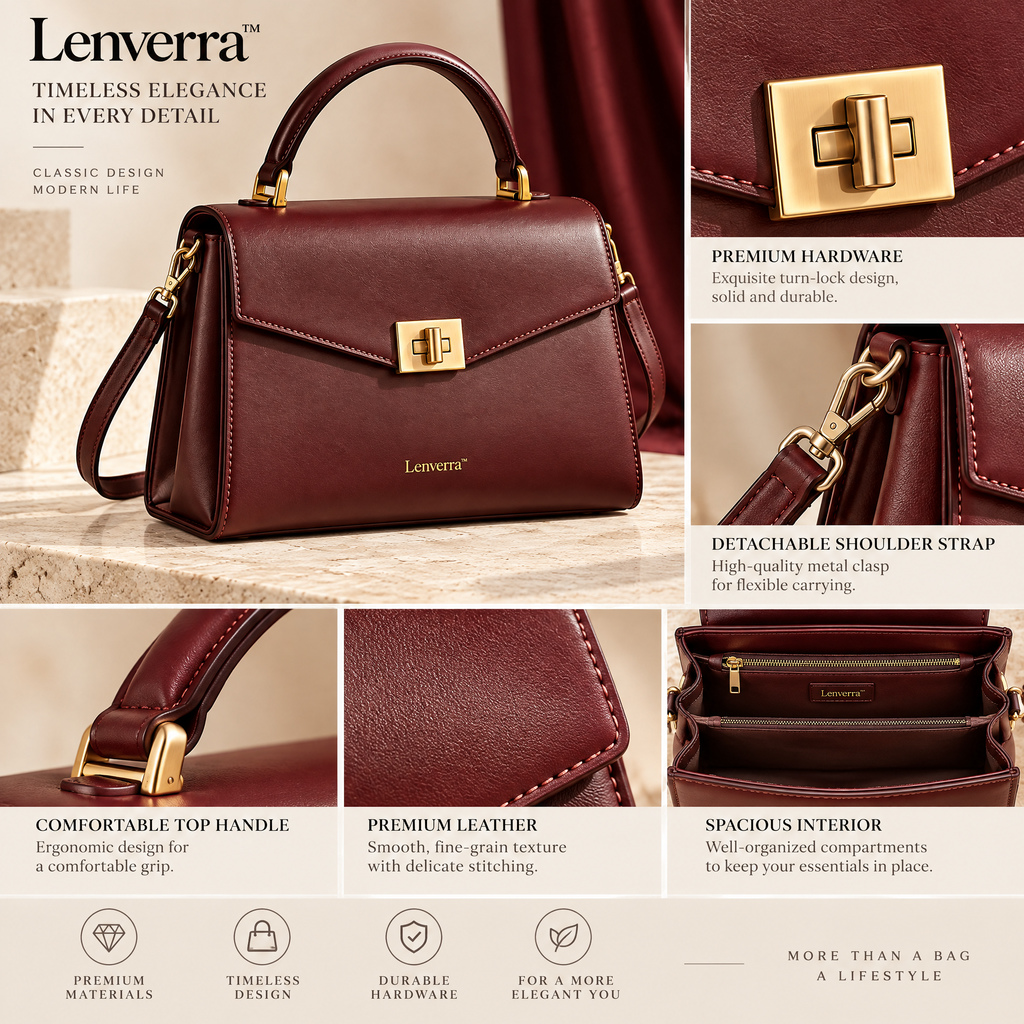 Celine Lock Satchel detail image