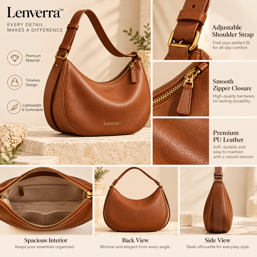 Sienna Crescent Hobo detail image