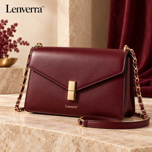 Bordeaux Chain Shoulder Bag hero image