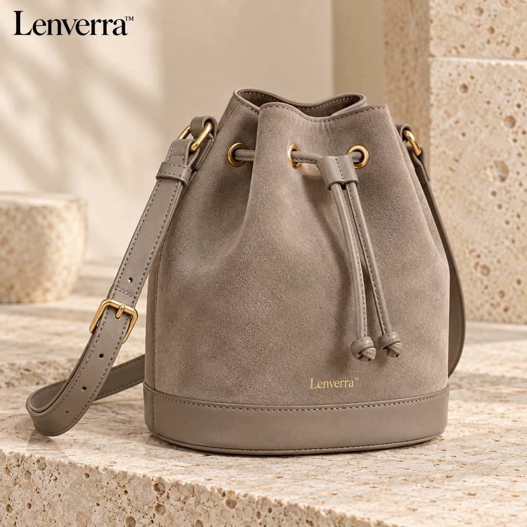 Luna Drawstring Bucket Bag hero image